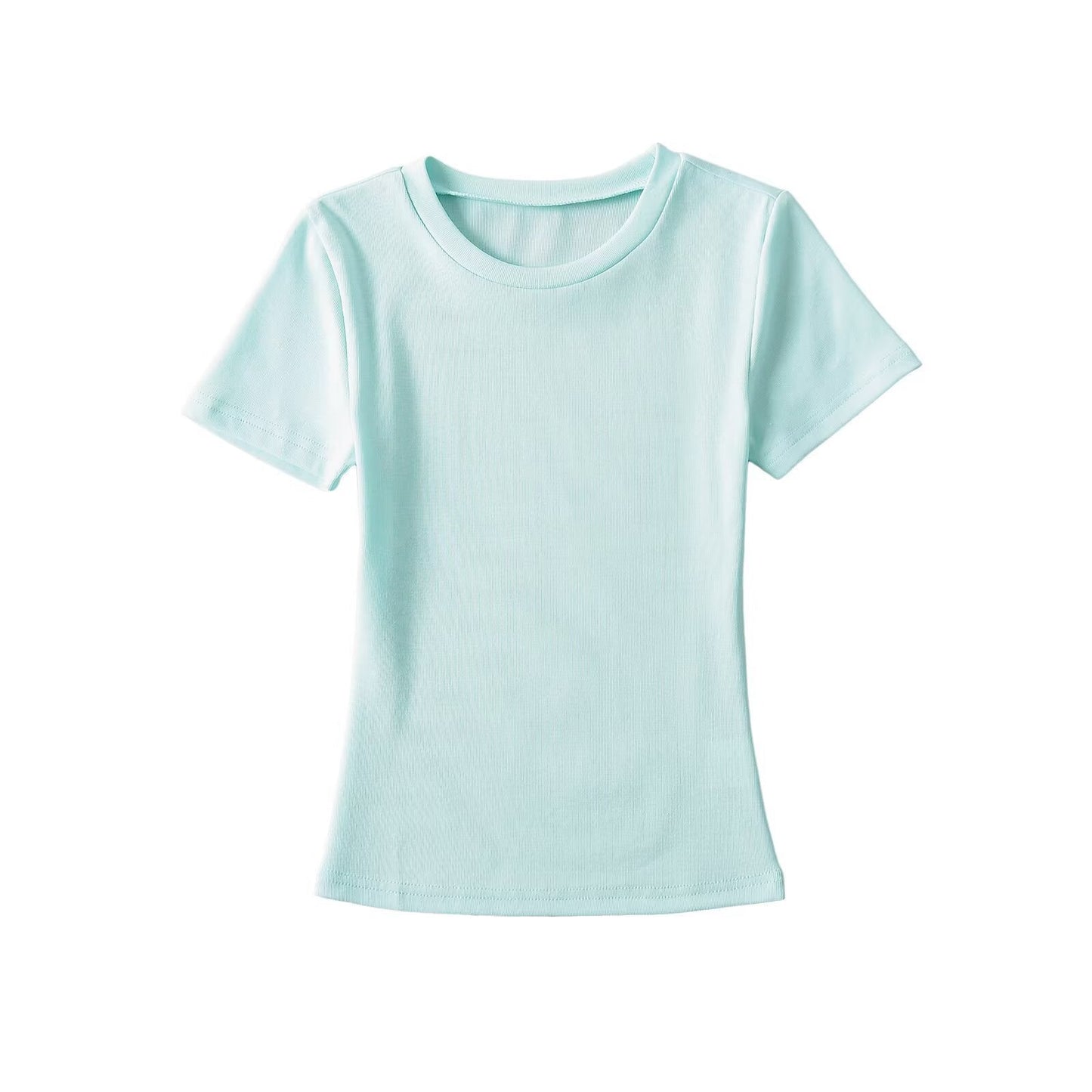 Variant image for Dam T-Shirt Avslappnad Snitt Andningsbar Bomull-4