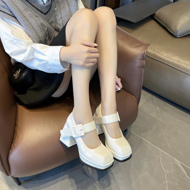 Elegante Mary Jane Pumps für Damen mit Blockabsatz und verstellbarem Riemen – Hochwertiges Obermaterial, Ergonomische Passform, Vielseitige Designs 1