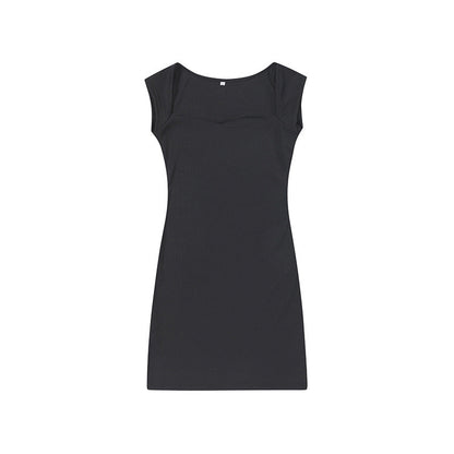 Variant image for Kvinnors Bodycon Klänning Ärmlös Hög Midja Polyester-1