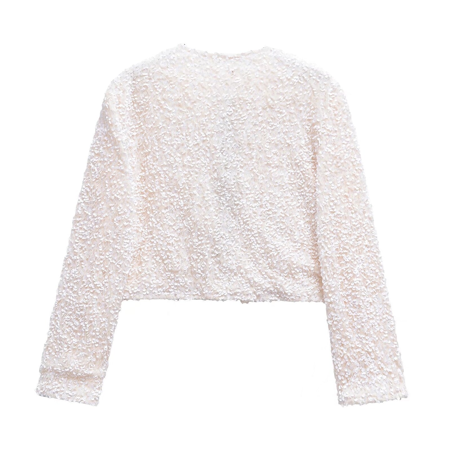 Dam Lång Kofta Dekorerad Polyester-4