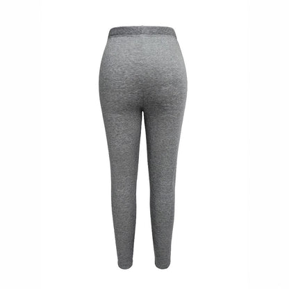 Kvinnor Leggings Hög Midja Andningsbart Stretchmaterial 4