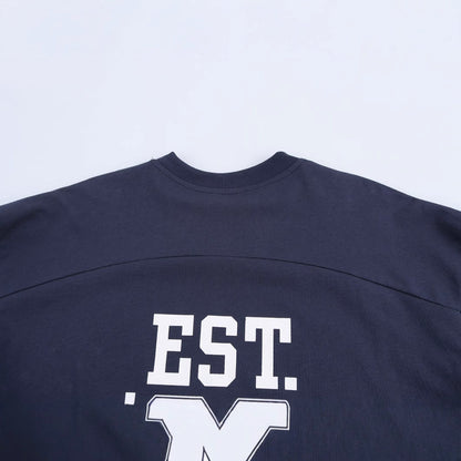 Herr T-shirt V-ringning Löst Snitt Andningsbart Material 3