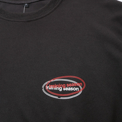 Långärmad T-shirt för Kvinnor i Andningsbar Bomull – Sportig Passform med Trendigt Tryck, Maskintvättbar 4