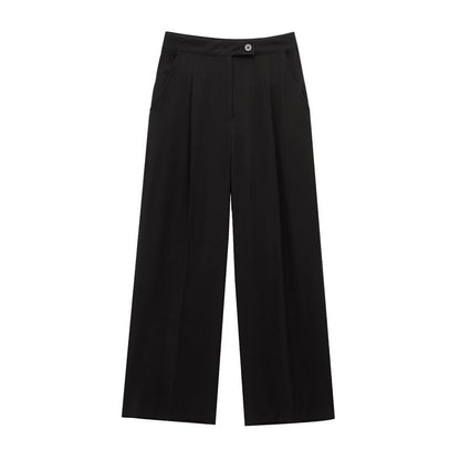 Unisex Byxor Veckade i Mjukt Tyg-6