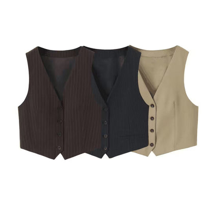 Herr Slim-Fit Byxor med Knappar och Patchwork i 100% Bomull-3