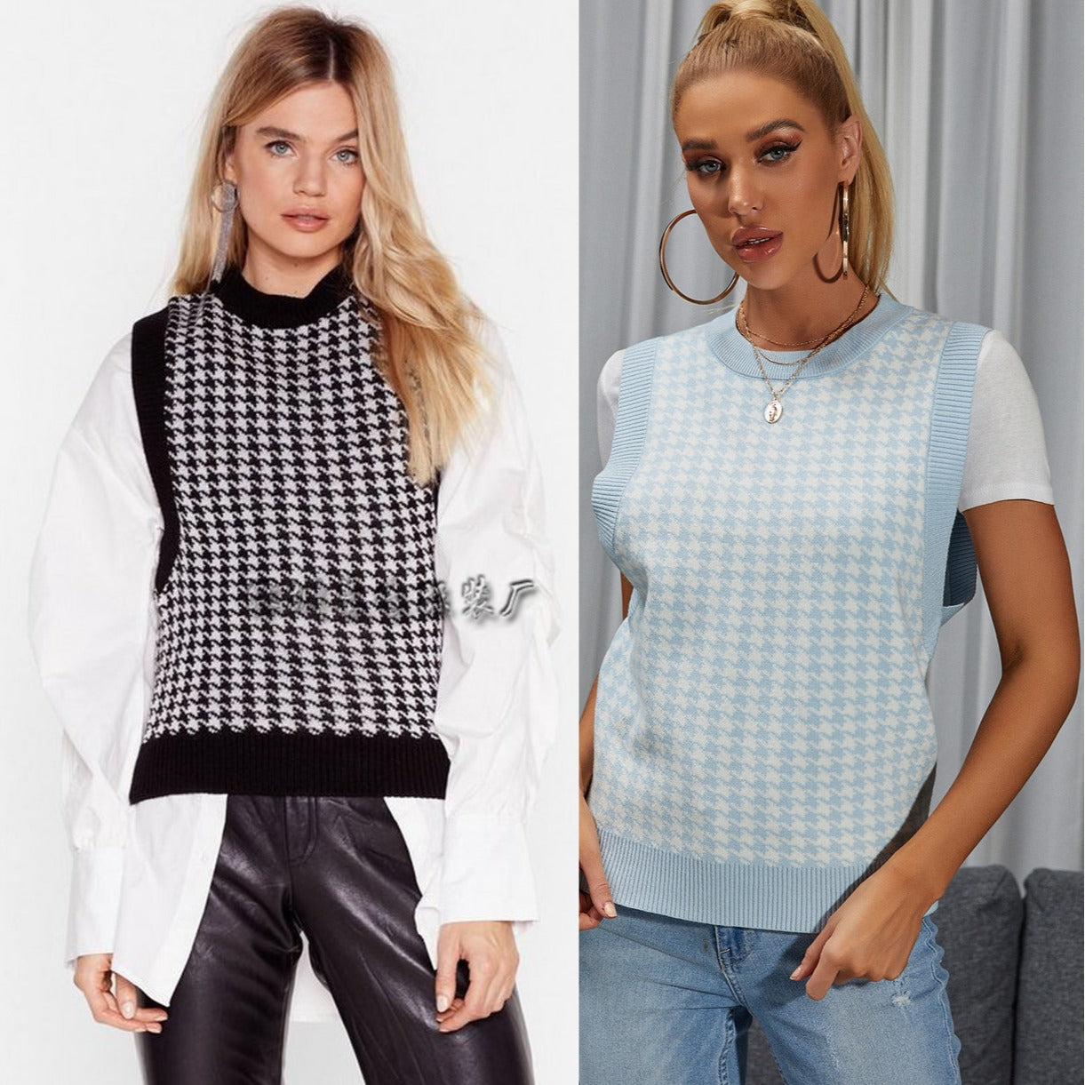 Dam Blommig Väster Elegant Viskos-2