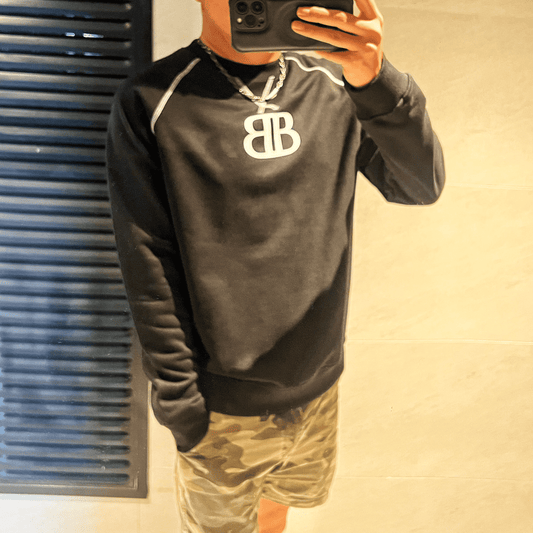 Dam Tröja Löst Passform Ribbad 100% Bomull-1