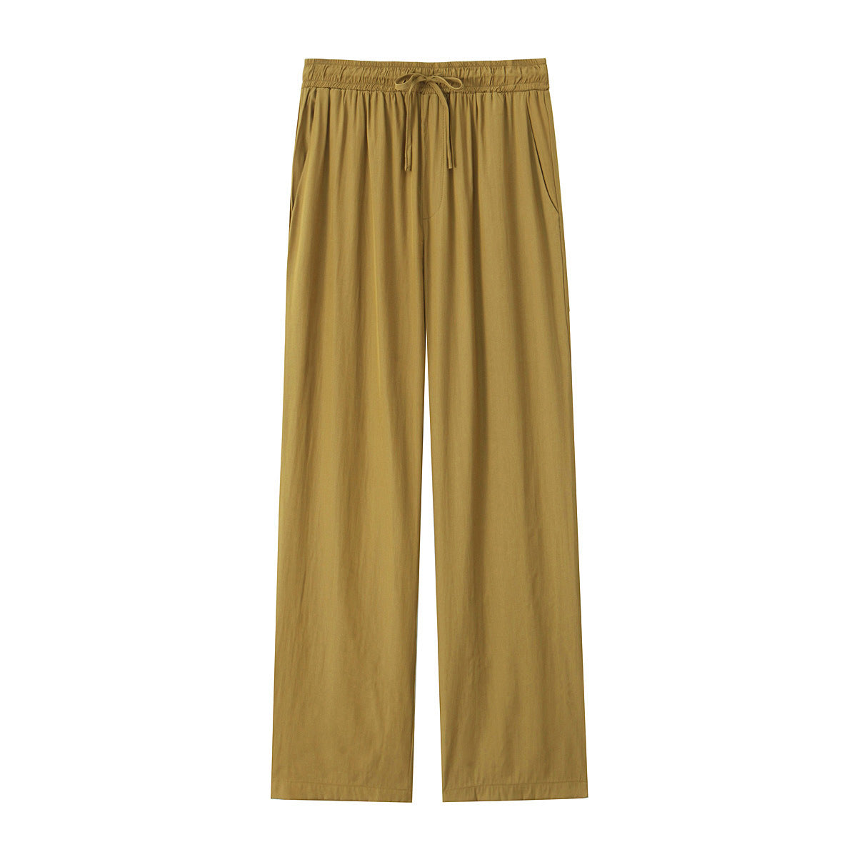 Dam Fritidsskjorta och Högbelagda Byxor i Gatastil av Bomull för Sommar-5