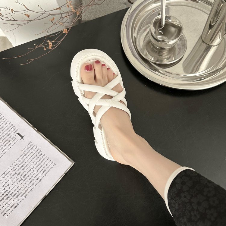 Kvinnors Öppna Sandaler Trendig Design Lätt Material 9