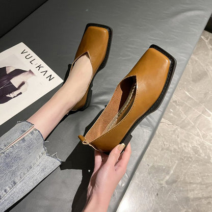 Svarta Ballerinaskor Dam med Spetsig Tå och Icke-Slip Gummisula för Elegant Komfort 3