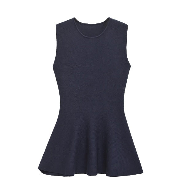 Dam A-linjeklänning Ärmlös Elastisk För Sommar och Fest 1
