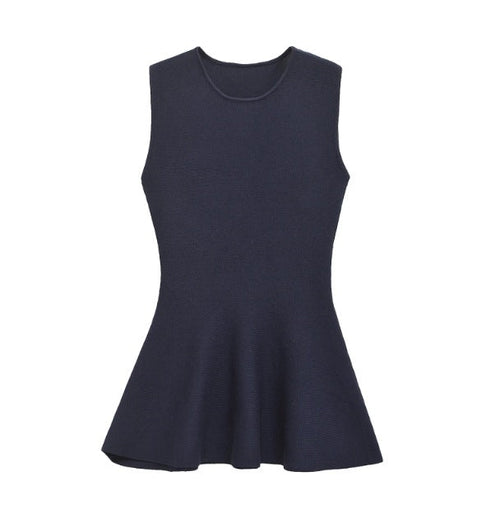 Dam A-linjeklänning Ärmlös Elastisk För Sommar och Fest 1