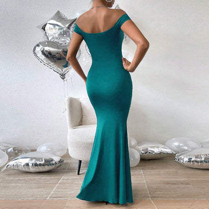 Dam Bodycon Kjol Lång Mjuk Elastisk Blend-3