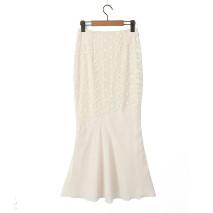 Kvinnors Fishtail Rock Set Spaghetti Band Polyester-6