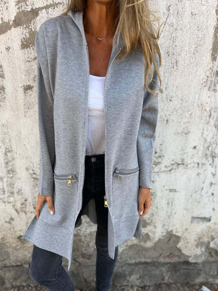 Variant image for Damjacka Långsluten Huvjacka Löst Fit Polyester-1