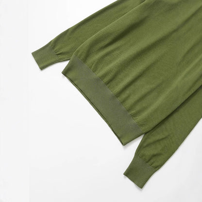 Dam Tröja i Mjuk Bomull med Modern Krage – Bekväm Passform för Kontor och Fritid 4