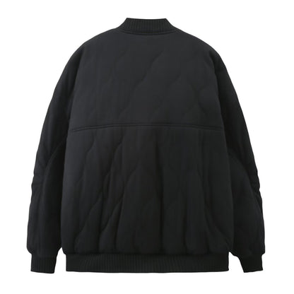 Damjacka Pilotjacka Casual Bomull Polyester Lösa Passform-6