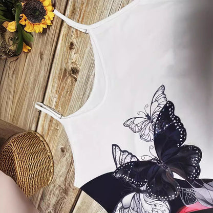 Fina Dam Klänningar Lång Utan Ärmar Digitaltryckt Polyester 4