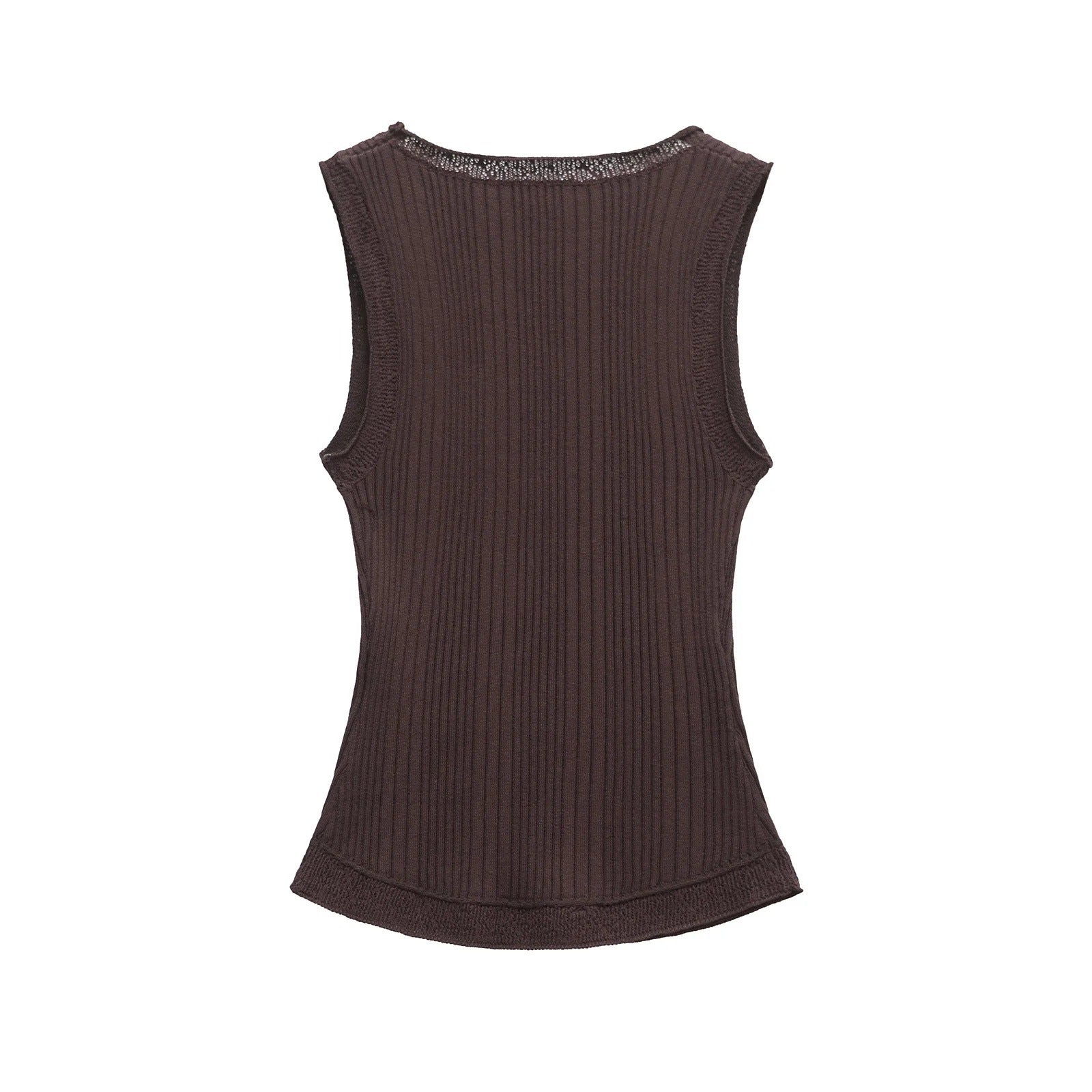 Kvinnors Festtop Djup V-hals Elastisk Ribbad Topp-2