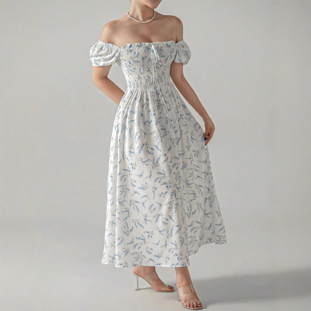 Fina Dam Klänningar A-linjeformad Midi Polyester med Raglanärmar-5