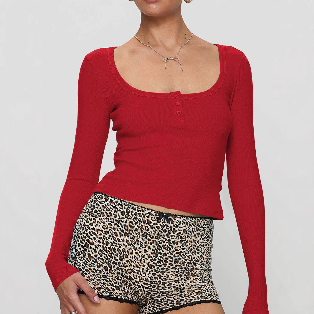Tjejklänning Slim Fit Trendig Polyester Långärmad med Fickor-2