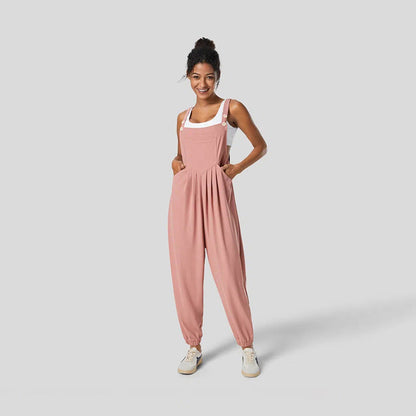 Kvinnors Jumpsuit Avslappnad Stil Justerbar Andningsbart Material 3