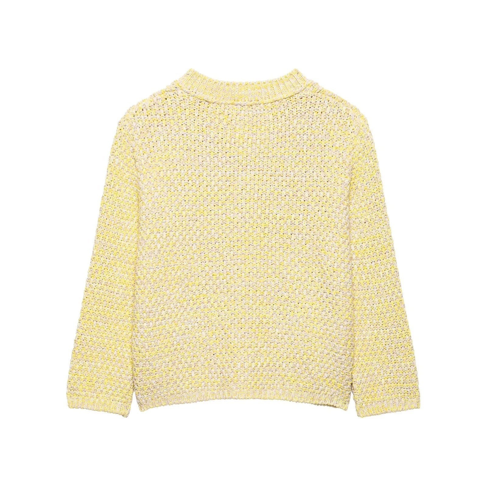 Kvinnors Cardigan Cachemire Rund Krage Dekorativa Knappar Fickor 2