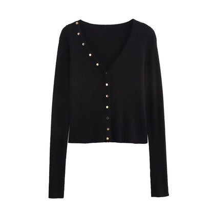 Fina Dam Klänningar Kort Elegant Polyester med Knapprad-2