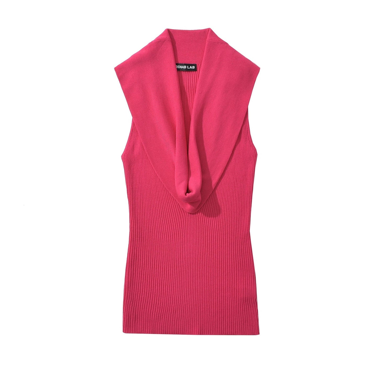 Dam Klänning Monterad Polyester med Fälls Halsringning-6