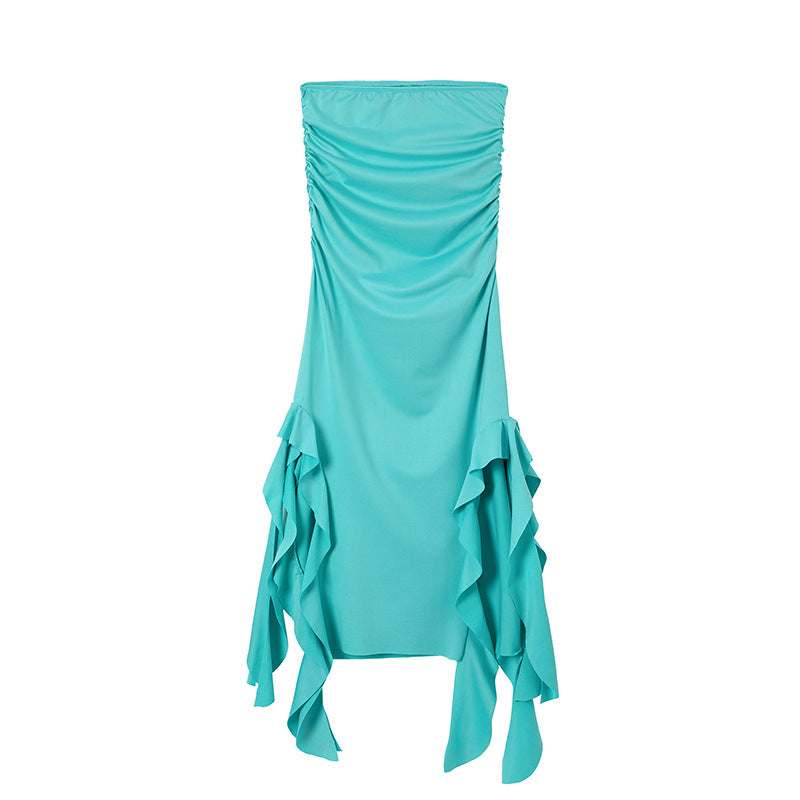 Variant image for Kvinnors Bodycon Klänning Oregelbunden Design Polyester-31