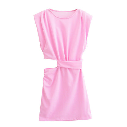 Fina Dam Klänningar Slim Fit Casual Polyester-2