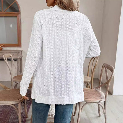 Damjacka Lång Ärme Dubbla Fickor Nylon Elegant-3