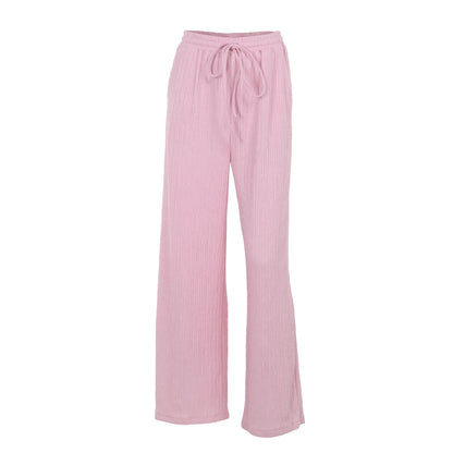 Kvinnors Casual Tröja med Elastiskt Midjeband – Mjuk Jersey, Avslappnad Passform, Justerbar Snörning, Bred Benarea 6