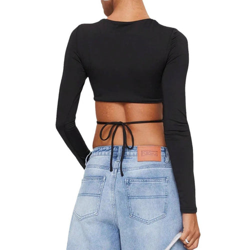 Dam Långärmad T-shirt Slim Fit Polyester-1