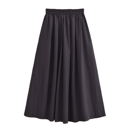 Variant image for Dam Set Slim Fit Kort Skjorta och Medium Lång Kjol Högkvalitativt Tyg-21