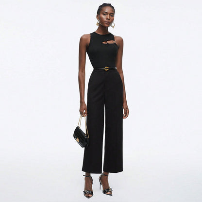 Dam T Shirt Oregelbunden Passform Polyester för Avslappnad och Festlig Stil-5