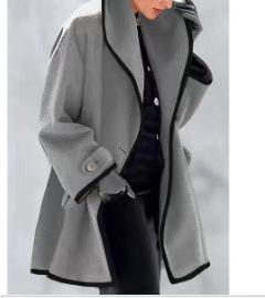 Variant image for Kvinnors Flerfärgad Kappa Fuskpäls Ull-30