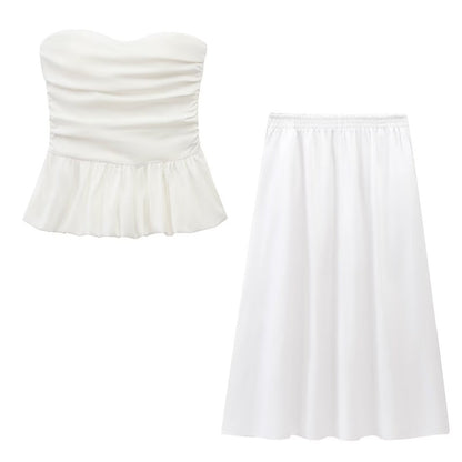 Dam Midi Rock Set Monokrom Silke-2