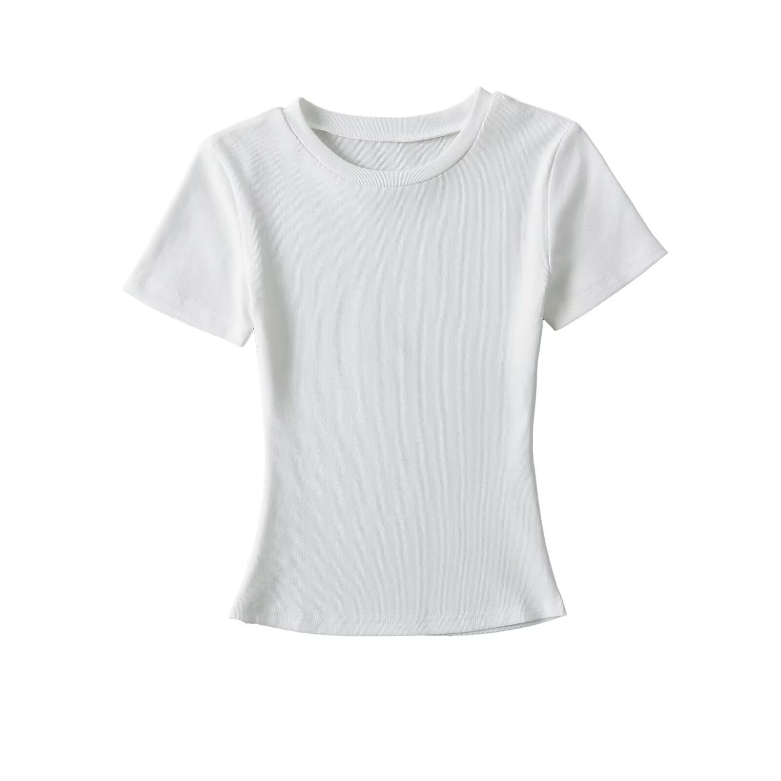 Variant image for Dam T-Shirt Avslappnad Snitt Andningsbar Bomull-2