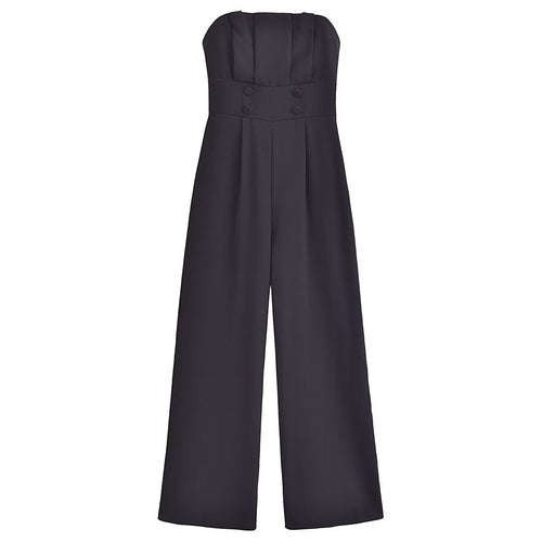 Dam Långhoppdräkt Elegant Polyester med Kort Ärmar-1