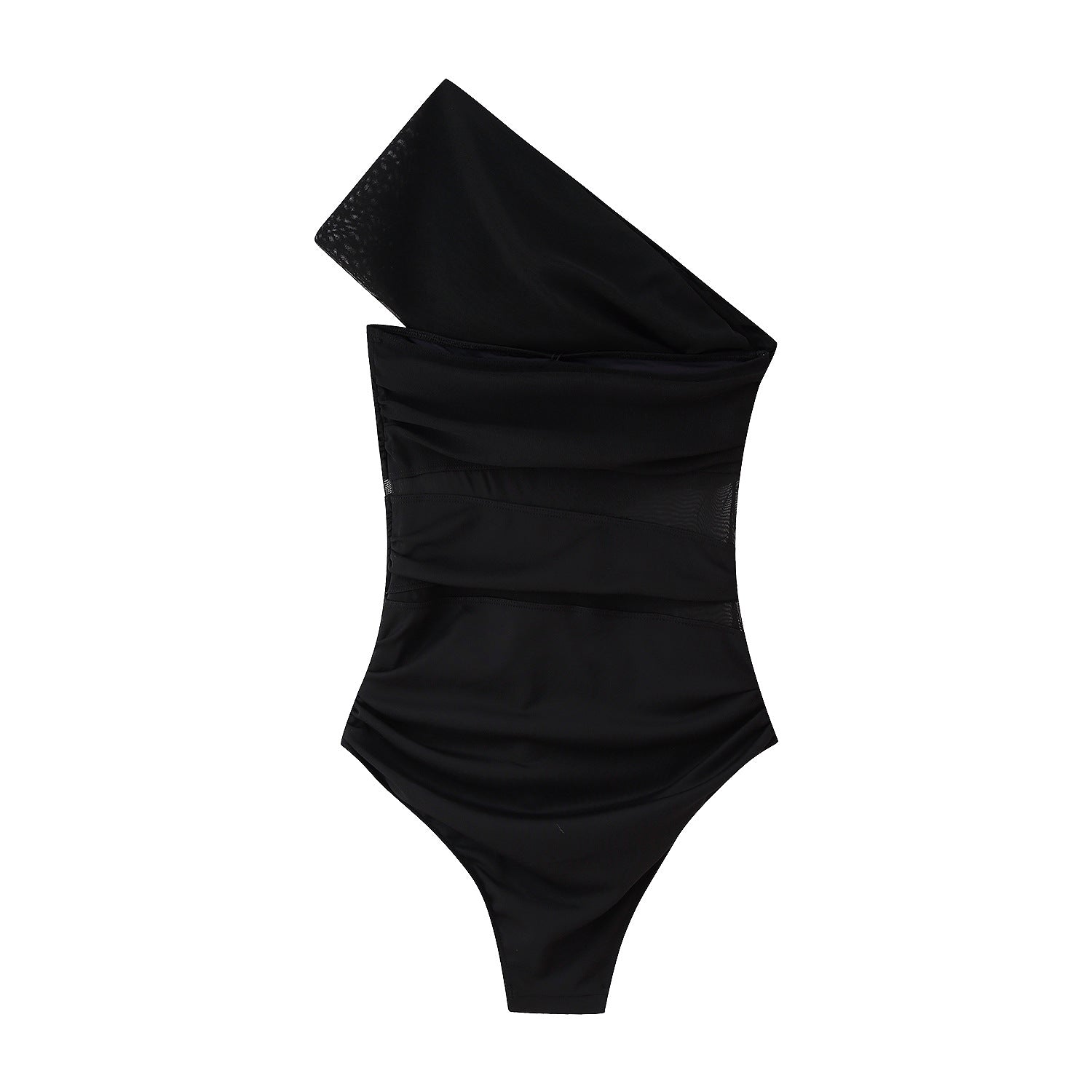 Baddräkt Dam Asymmetrisk Design Shaping Snabbtorkande Material 5