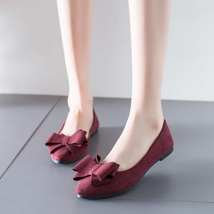 Kvinnors Ballerinaskor Slingapplikation Icke-Slipssula Mjuk Material 3