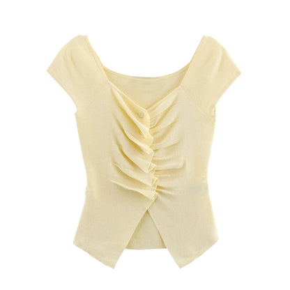 Festtoppar Dam Vattenfallshalsring Mjuk Tyg 2