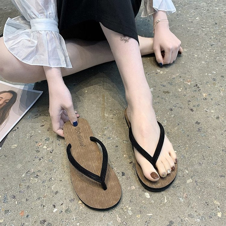 Dam Flip-Flops Ergonomisk Fotbädd Icke-Halkande Sula 9