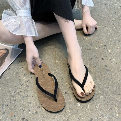 Dam Flip-Flops Ergonomisk Fotbädd Icke-Halkande Sula 9