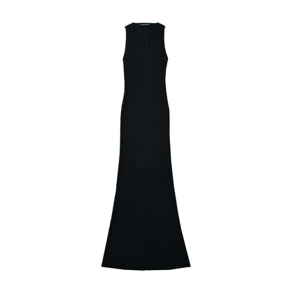 Variant image for Dam Klänning Bodycon V-Neck Polyester Lång Ärmlös-5
