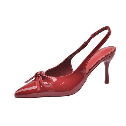 Kvinnor Slingback Skor Dekorativ Slipdesign Syntetmaterial 7