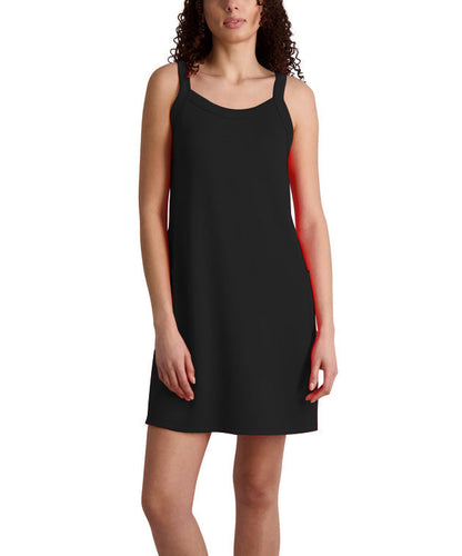 Variant image for Kvinna Klänning Spaghetti Bärare U-ringning Polyester Kort Kjol-1
