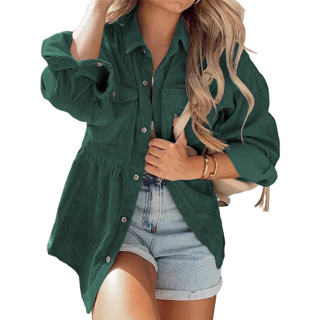 Dam Kappa Avslappnad Cordura Med Långa Ärmar-5