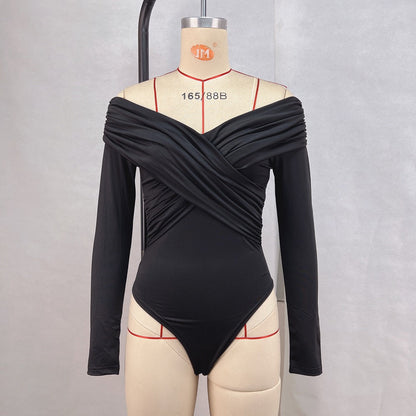 Variant image for Dam Jumpsuit Off-Shoulder Långärmad Polyester Culottes-1